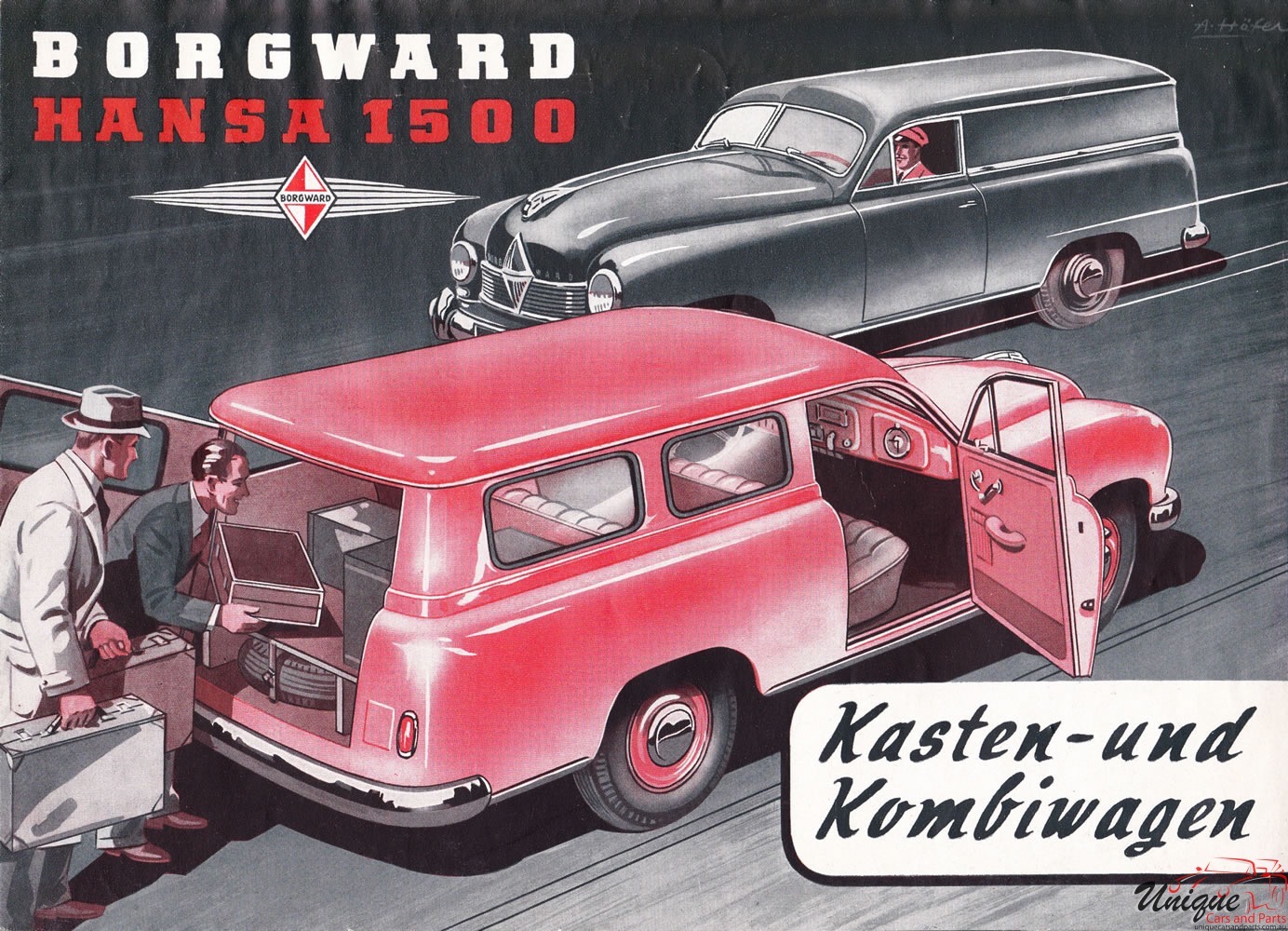 1952 Borgward Brochure Brochure